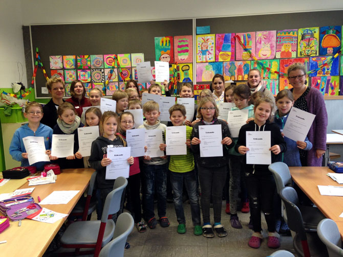 Medienschutzparcours in der St Agatha Schule